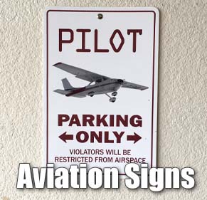 Pilot Shop and Supplies - Aviation Signs