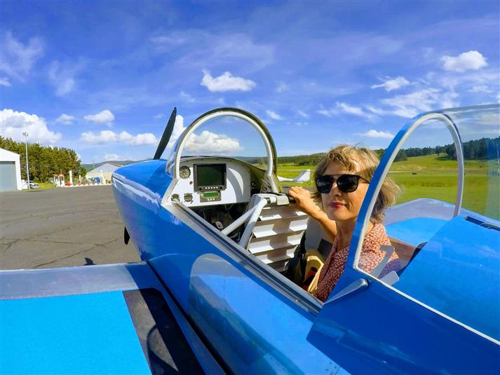 At Mende Airport, France