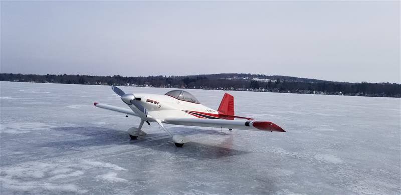 RV4 ice landing