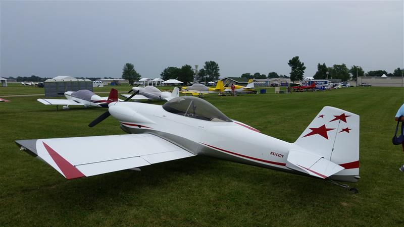 My RV-4 upon arrival at OSH '17