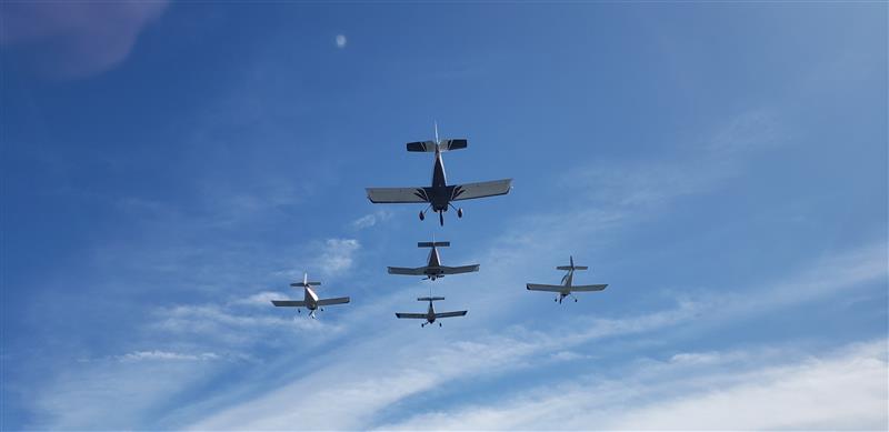 RV-8's Formation Flight