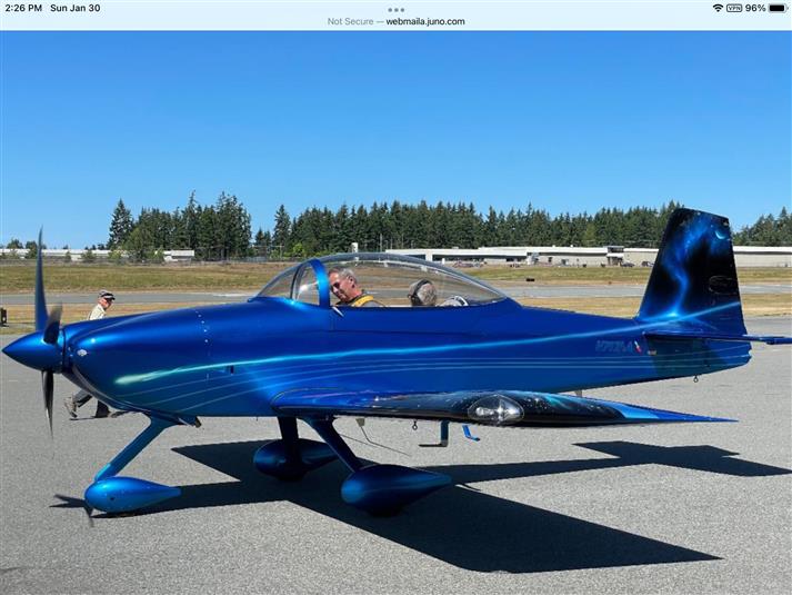 Port Angeles WA. RV8A “Blue Comet”