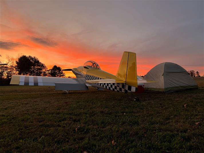 RV-3B Camping P17 Greater Breezewood Regional Airport