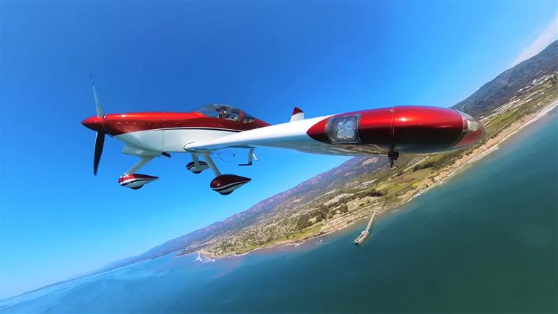 Ventura, Ca. Wing mounted Insta 360 X3 :-)